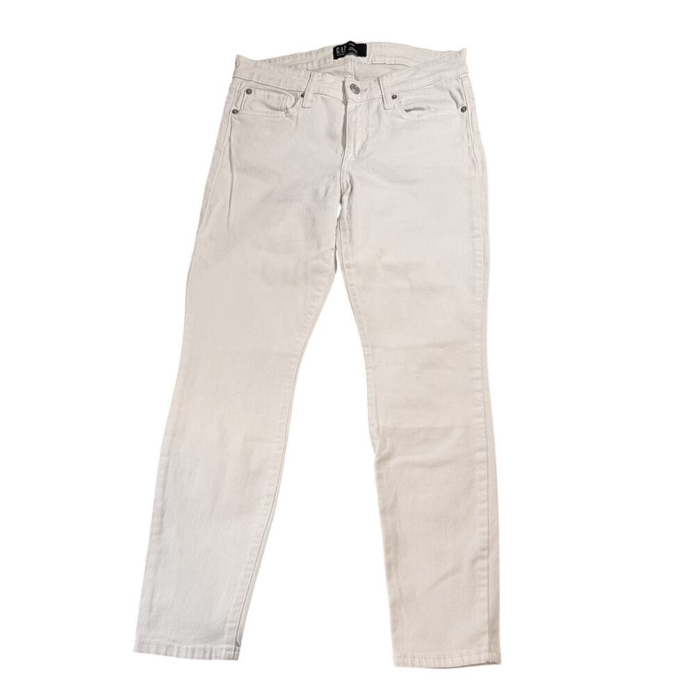 GAP Denim Legging Skimmer White Skinny Jeans Women’s Size 2/26R Stretch